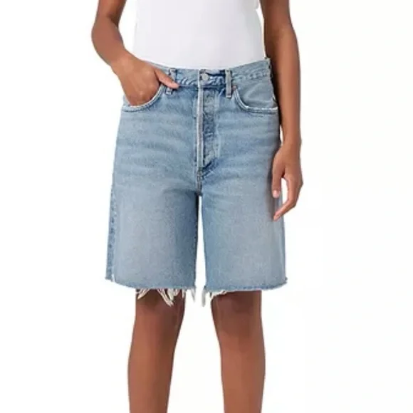 AGOLDE 90's Mid Rise Loose Shorts - NWT - Size 30 - Picture 3 of 14